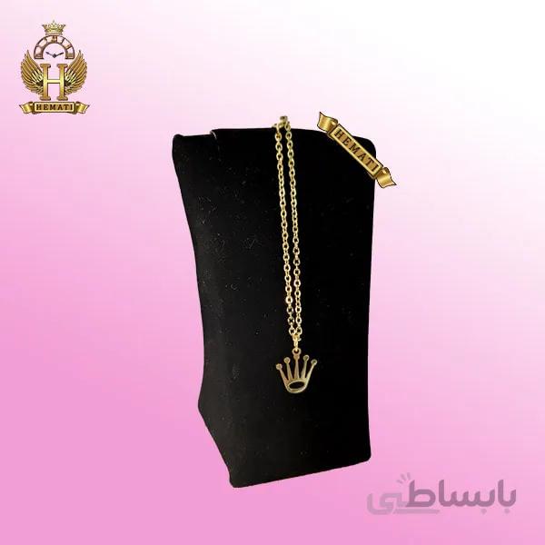 آویز ساعت مچی زنانه استیل رولکس