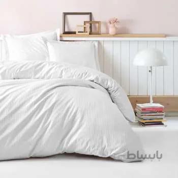 سرویس ملحفه کاتن باکس مدل Elegant دو نفره 4 تکه