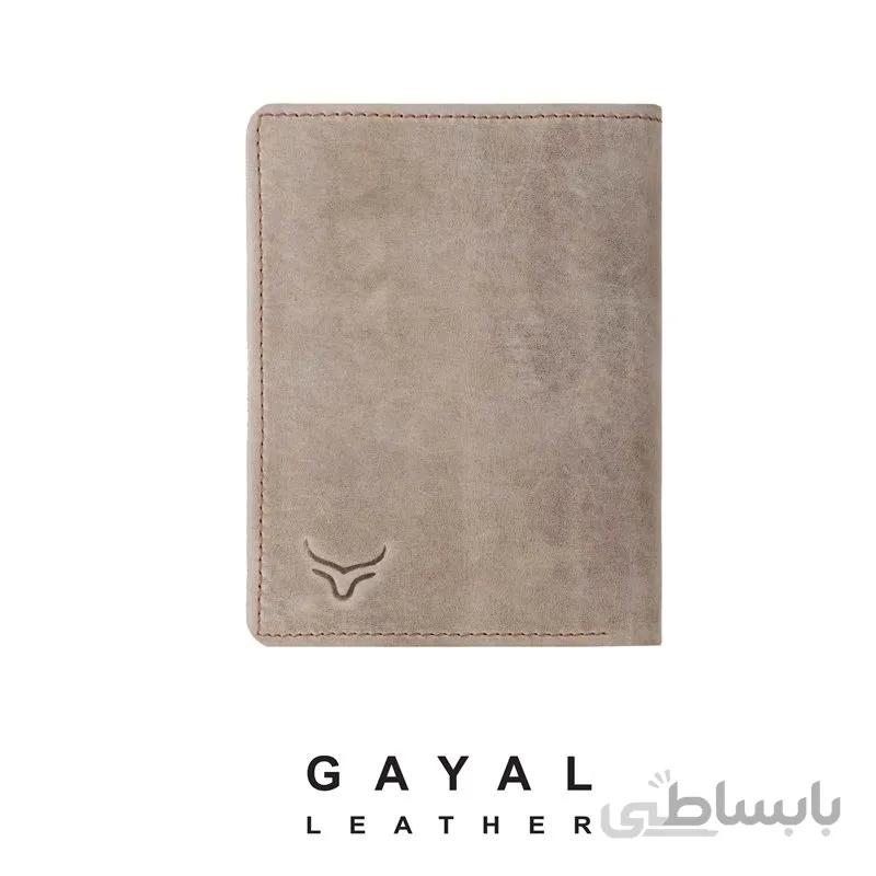 کیف پول جیبی چرم گَیال W205 خاکی
