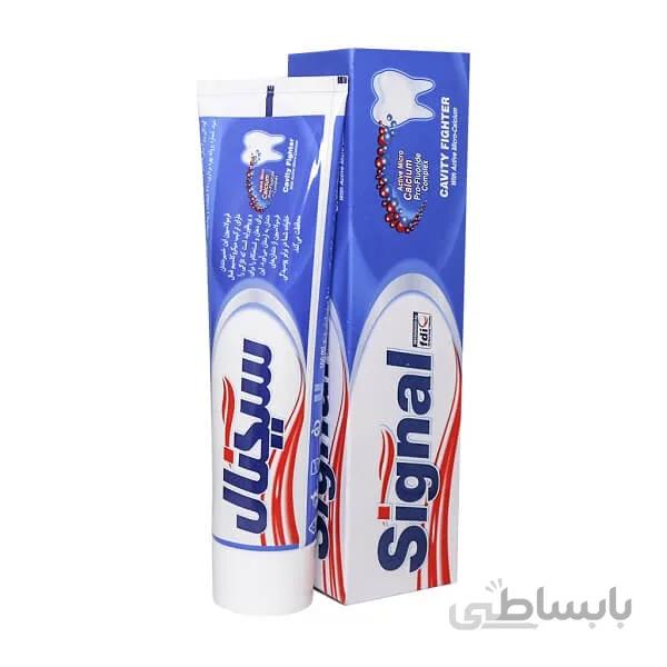 خمیر دندان ضد پوسیدگی سیگنال مدل کویتی فایتر حجم 50 میلی لیتر