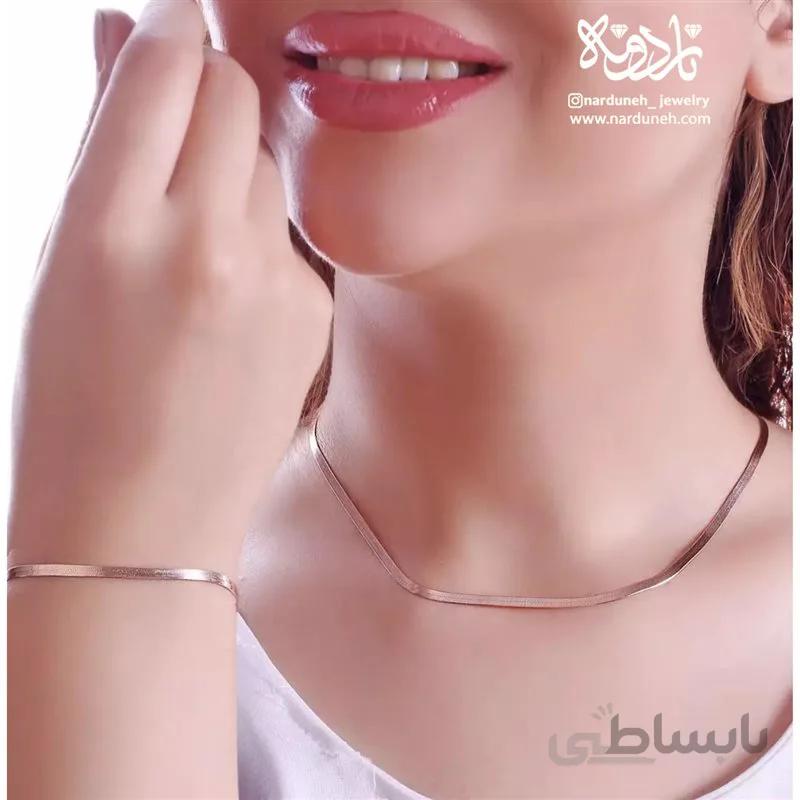 دستبند هرینگبون ( ماری ) - رزگلد