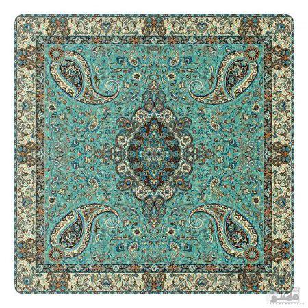 رومیزی مربع ترمه طرح سالار کد 618