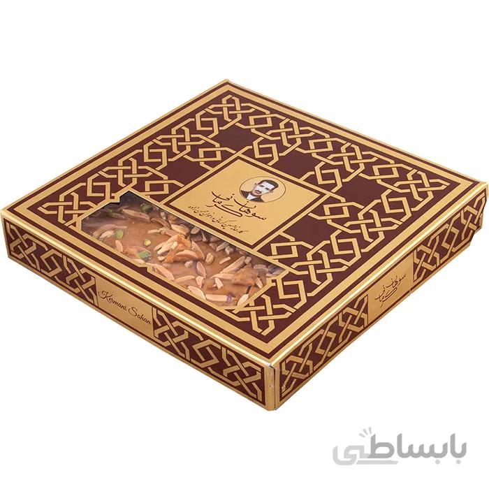 سوهان عسلی تخت کرمانی کد S-8