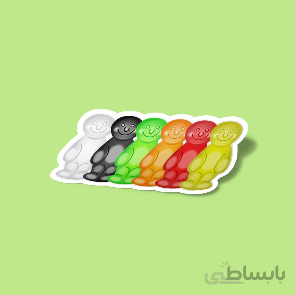 استیکر Sweet Cute Gummy Jelly