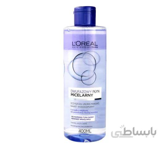 میسلار واتر دوفاز لورال Loreal paris dwufazowy plyn 400 ml