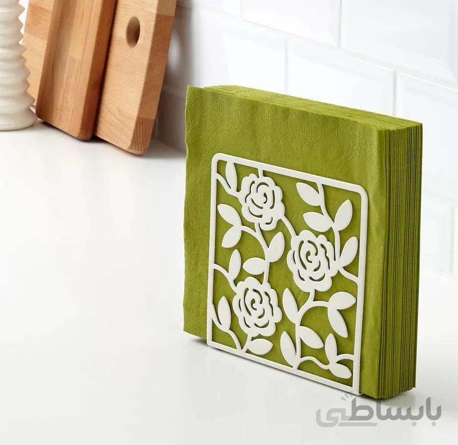 بررسی مشخصات و قیمت خرید جادستمال اصل ایکیا مدل گل ikea liksidig کد 80209901