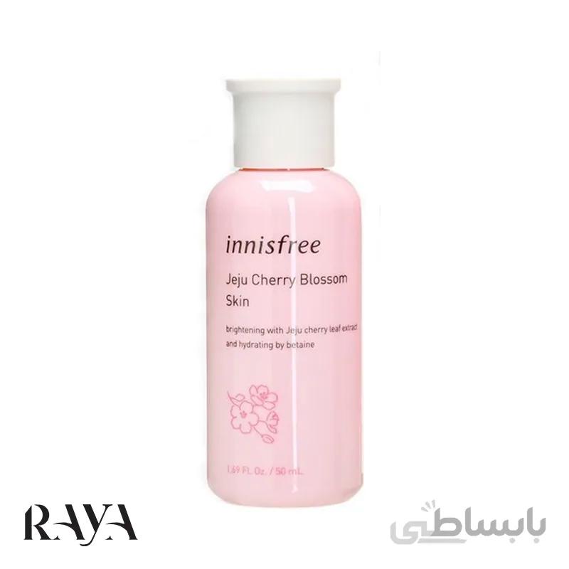 تونر درخشان کننده شکوفه گیلاس اینسفری حجم 50ML ا Innisfree Dewy Glow Toner With Jeju Cherry Blossom