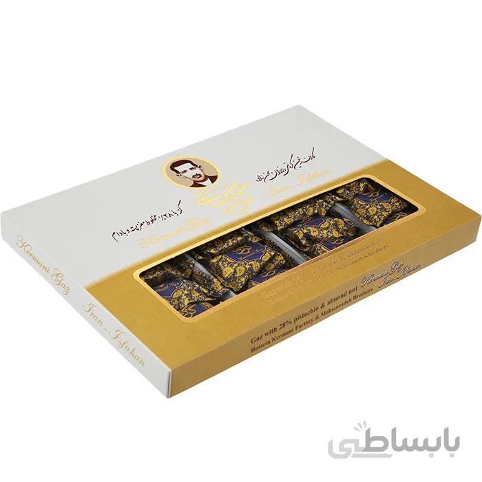 گز لقمه ای مخلوط 28% کرمانی 250 گرمی کدG-57