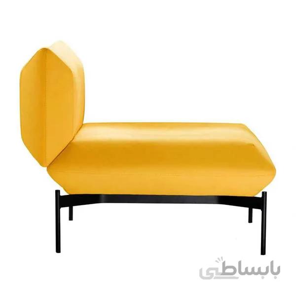 مبل تک نفره دسته چپ مدل puzzle هلگرقیمت بدون احتساب روکش