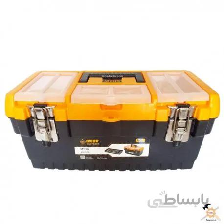 جعبه ابزار پلاستیکی با قفل فلزی مدل MT 16 مهر