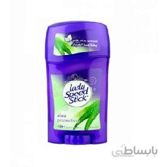 دئودورانت صابونی زنانه لیدی اسپید حاوی عصاره آلوئه ورا Lady Speed Stick حجم ۴۵ گرم