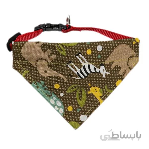 دستمال گردن مخصوص سگ و گربه مدل جنگل