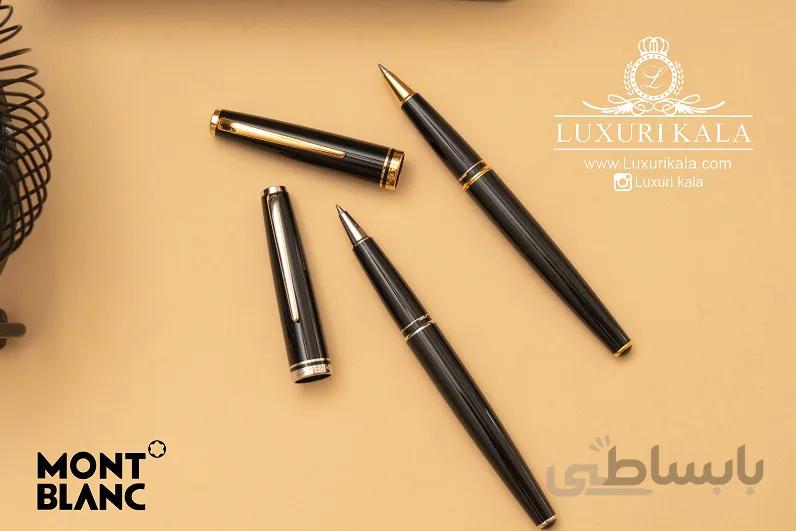 روان نویس Mont Blanc ا Mont Blanc PIX Black Rollerball Pen