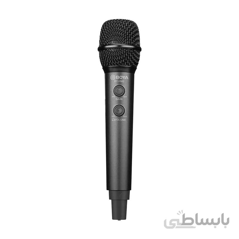 میکروفون باسیم دستی بویا Boya BY-HM2 Digital Cardioid Condenser Electret Microphone ا Boya BY-HM2 Digital Cardioid Condenser Electret Handheld Microphone