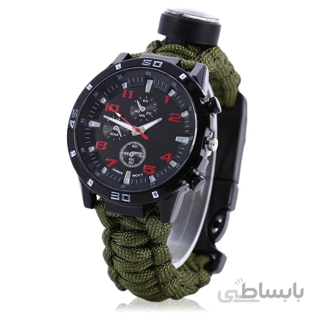 ابزار نجات طرح ساعت مچی Paracord ا ابزار نجات طرح ساعت مچی Paracord |ابزار نجات طرح ساعت مچی Paracordابزار نجات