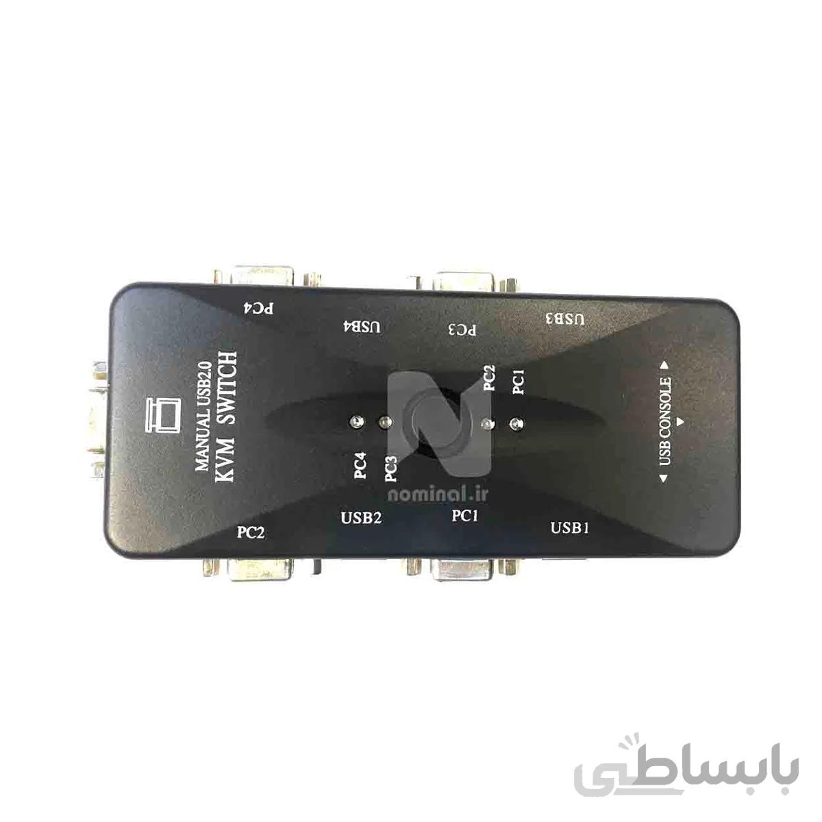 سوئیچ دی لینک مدل KVM-4U ا D-Link KVM-4U 4-Port USB KVM Switch