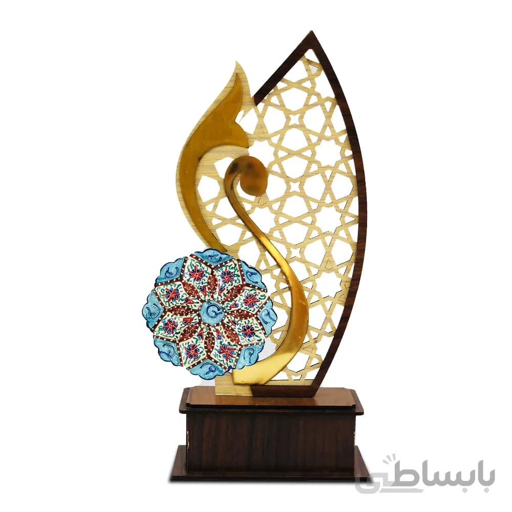 تندیس میناکاری با طرح اسلیمی