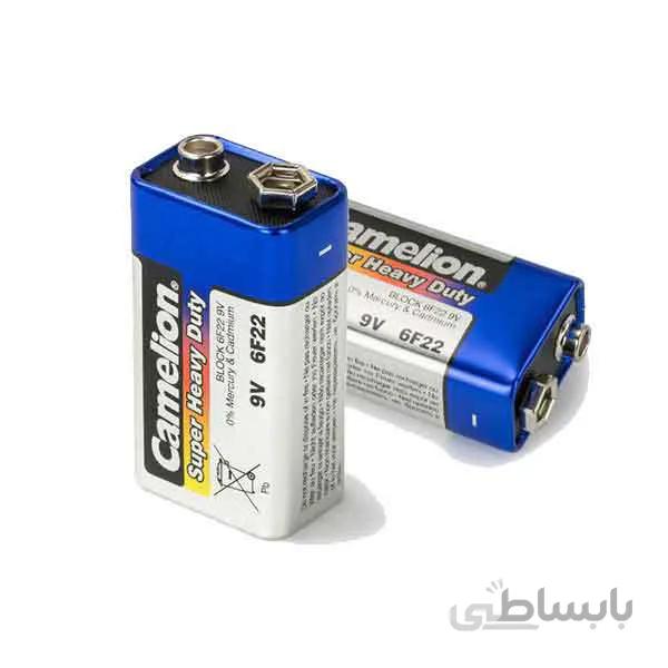 باتری کتابی کملیون مدل Super Heavy Duty 6F22 ا Camelion Super Heavy Duty 6F22 9V Battery کد 282227