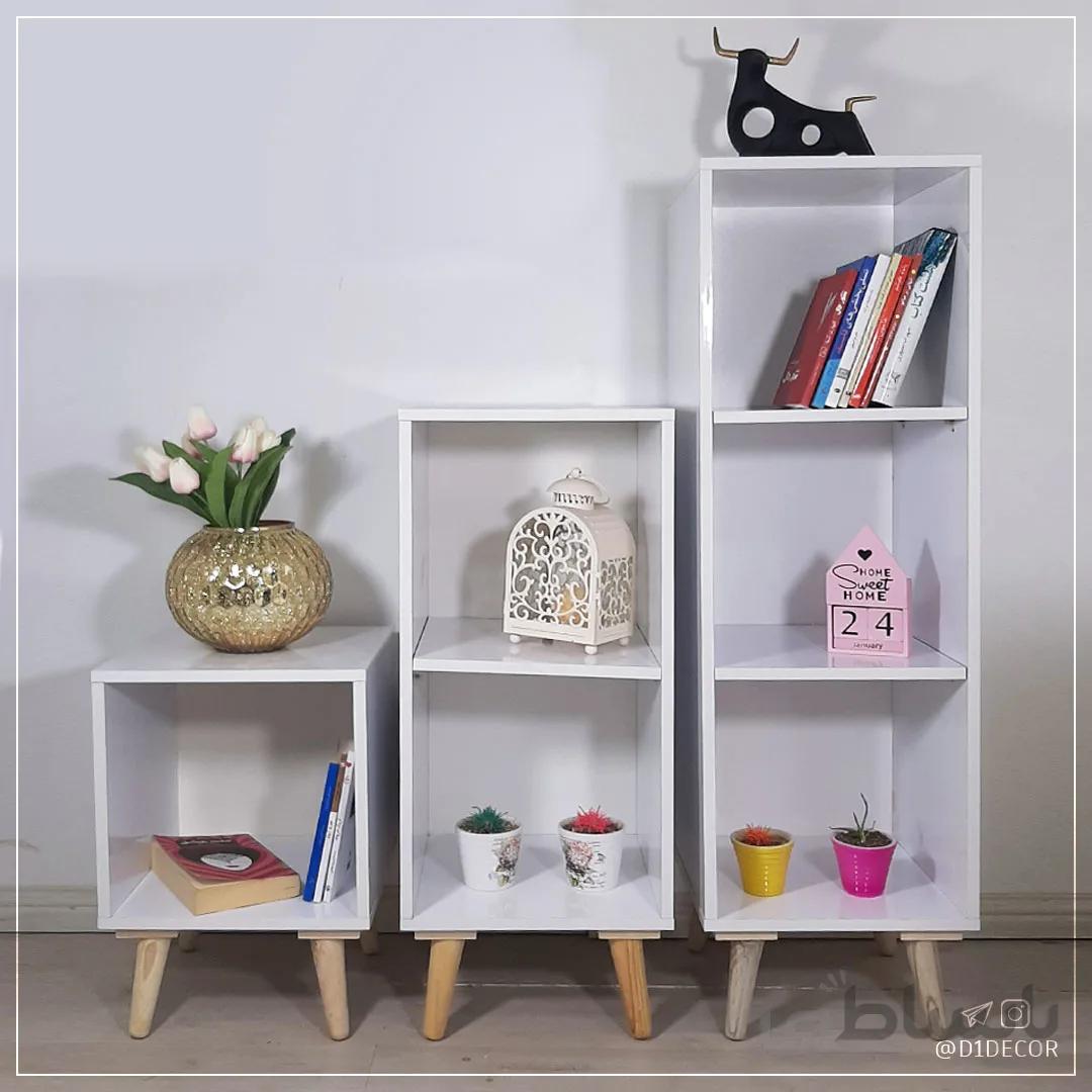 شلف سه تکه پایه دار دیوان دکور