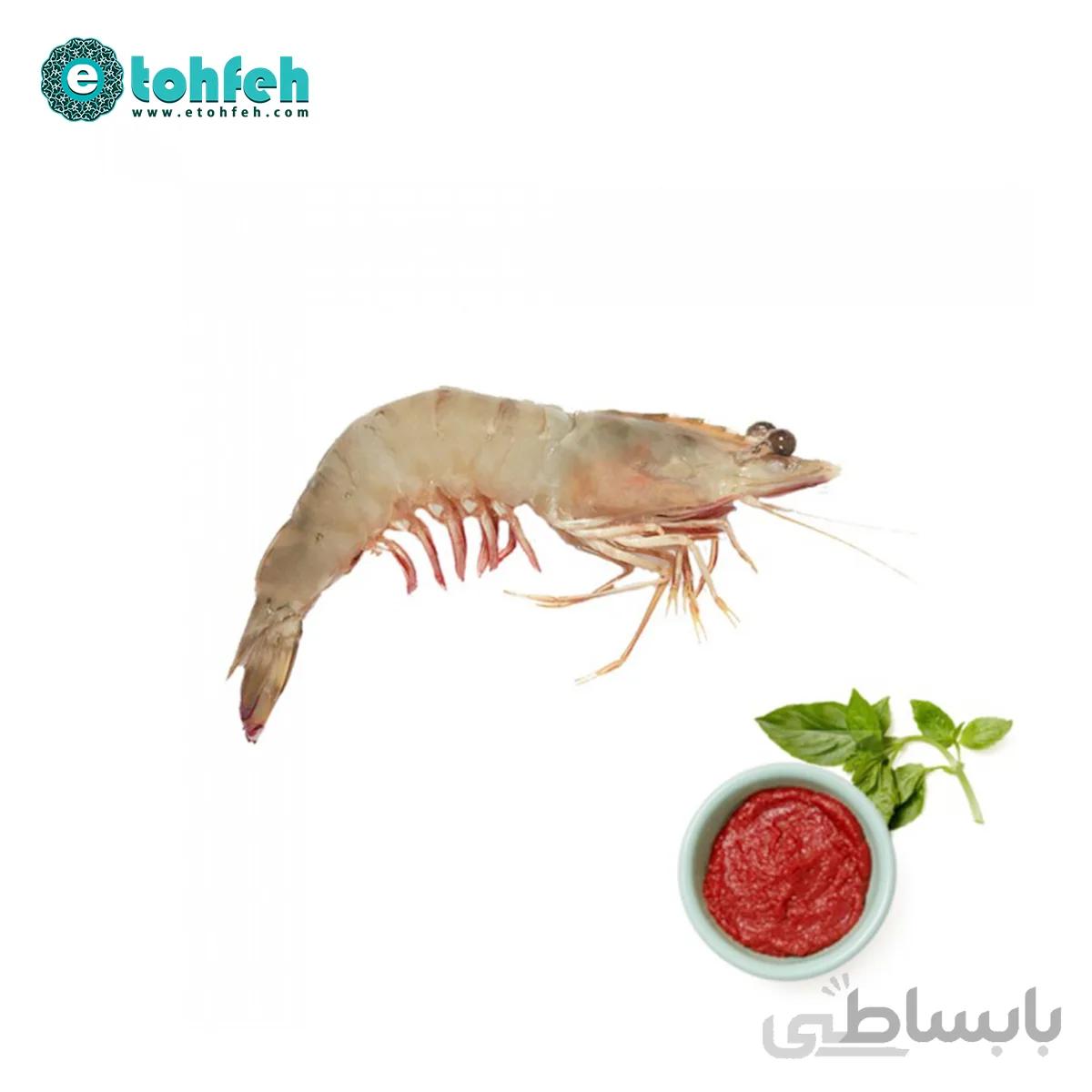 میگو درشت (۲۰ تا ۳۰ عدد در یک کیلوگرم)