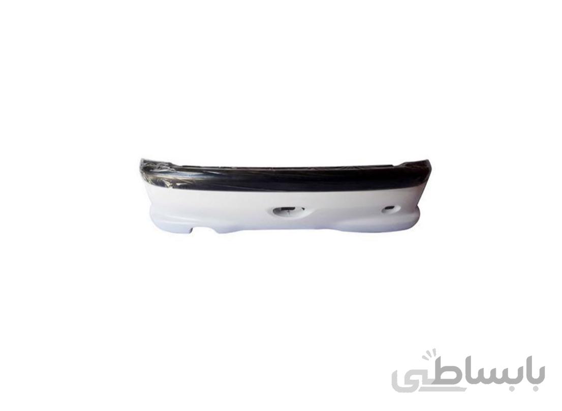 سپر عقب پژو 206 رنگ سفید سروصنعت سپاهان