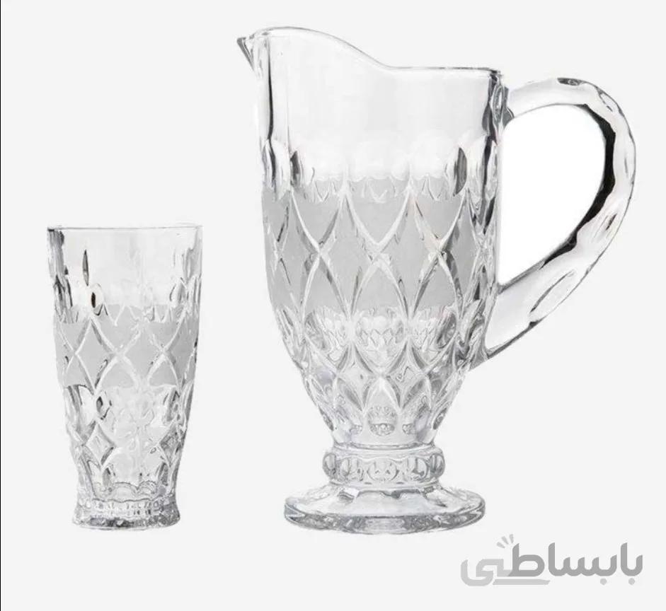 پارچ ولیوان آنجلیکا مات