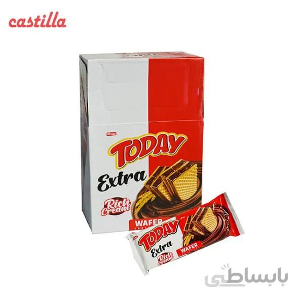 ویفر شکلات فندقی تودی اکسترا تعداد 24 عدد