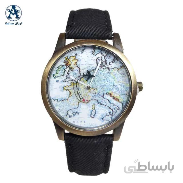 ساعت مچی مردانه flight مشکی کد 14023
