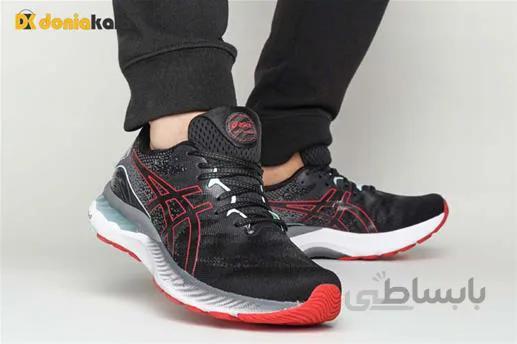 کتونی اورجینال پیاده روی و رانینگ اسیکس ژل نیمباس 23 Asics Gel-Nimbus 23 1011B004-007 ا Original Ketone Walking and Running Asics Gel-Nimbus 23 1011B004-007