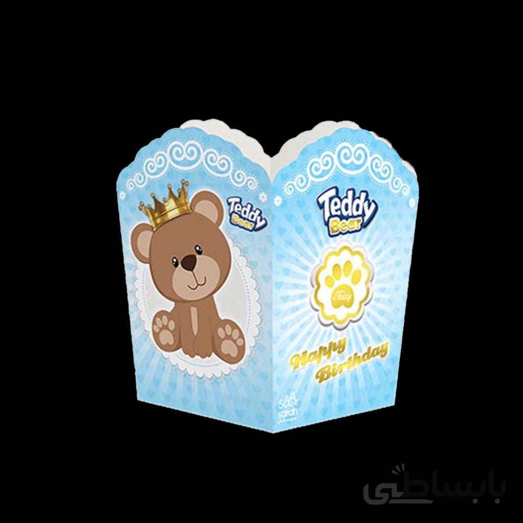 ظرف پاپ کرن تم تولد تدی پسر
