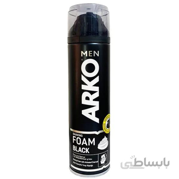ژل اصلاح آرکو من مدل BLACK حجم ۲۰۰ میلی لیتر