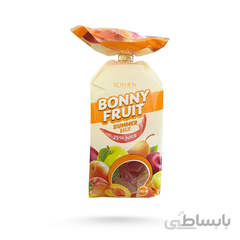 پاستیل شکری روشن ROSHEN با طعم میوه های تابستانی وزن 200 گرم