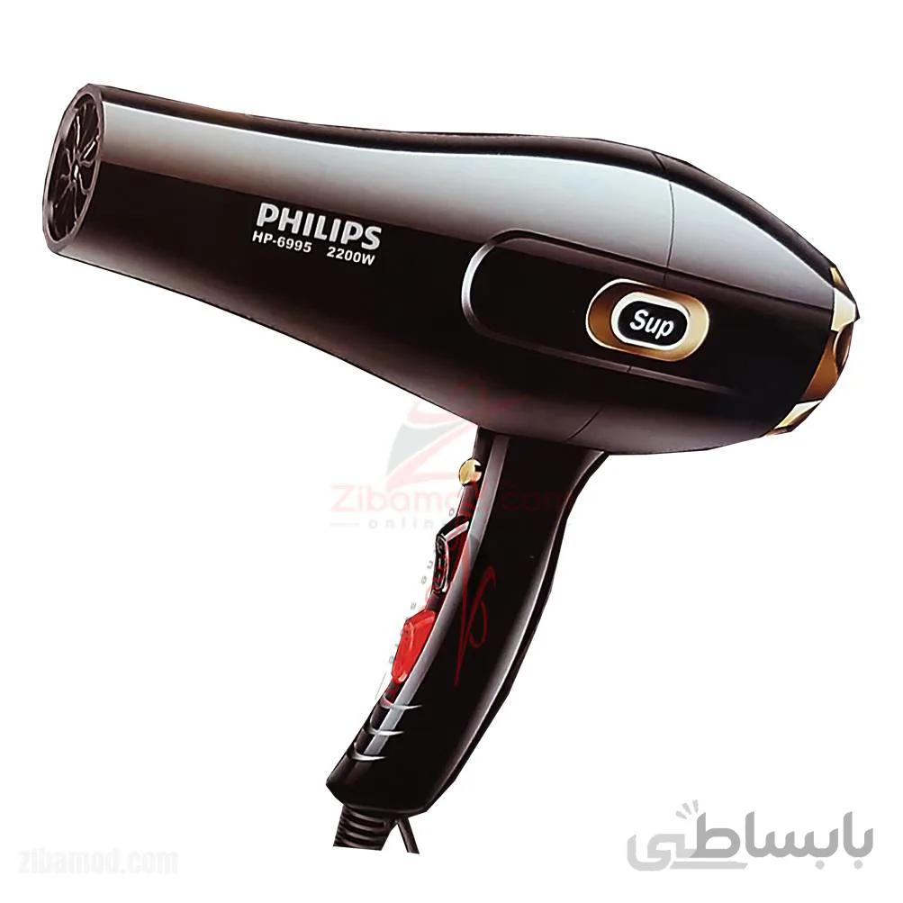 سشوار فیلیپس Philips مدل HP-6995 قدرت 2200 وات ا PHILIPS HP-6595 Hair Dryer 2200W
