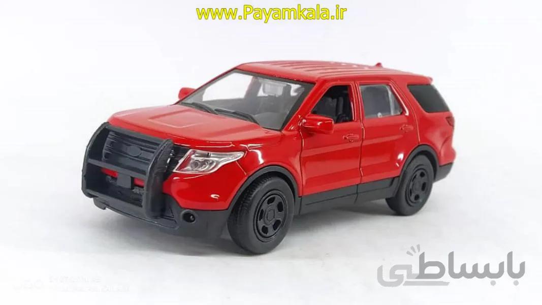 اسباب بازی ماشین فلزی لندکروزر (SL6600B) قرمز
