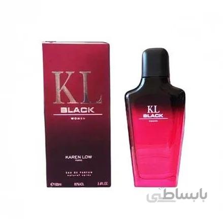 ادوپرفیوم عطر KL BLACK KAREN LOW زنانه 100 میل **ارسال رایگان** ا KL CONNECT KAREN LOW EAU DE TOILETTE FOR MEN e.100M.L