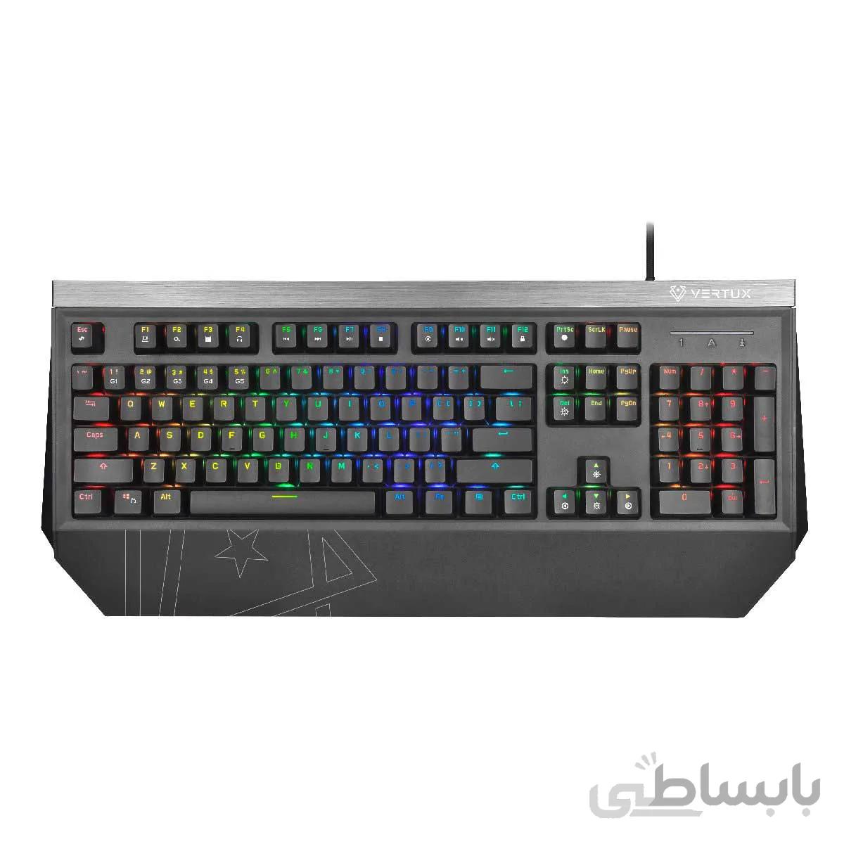 کیبورد گیمینگ Vertux مدل Tantalum