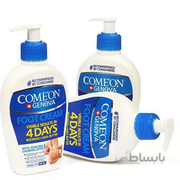 کرم ترمیم کننده و ضد ترک پا کامان Comeon Geneva - Foot Cream