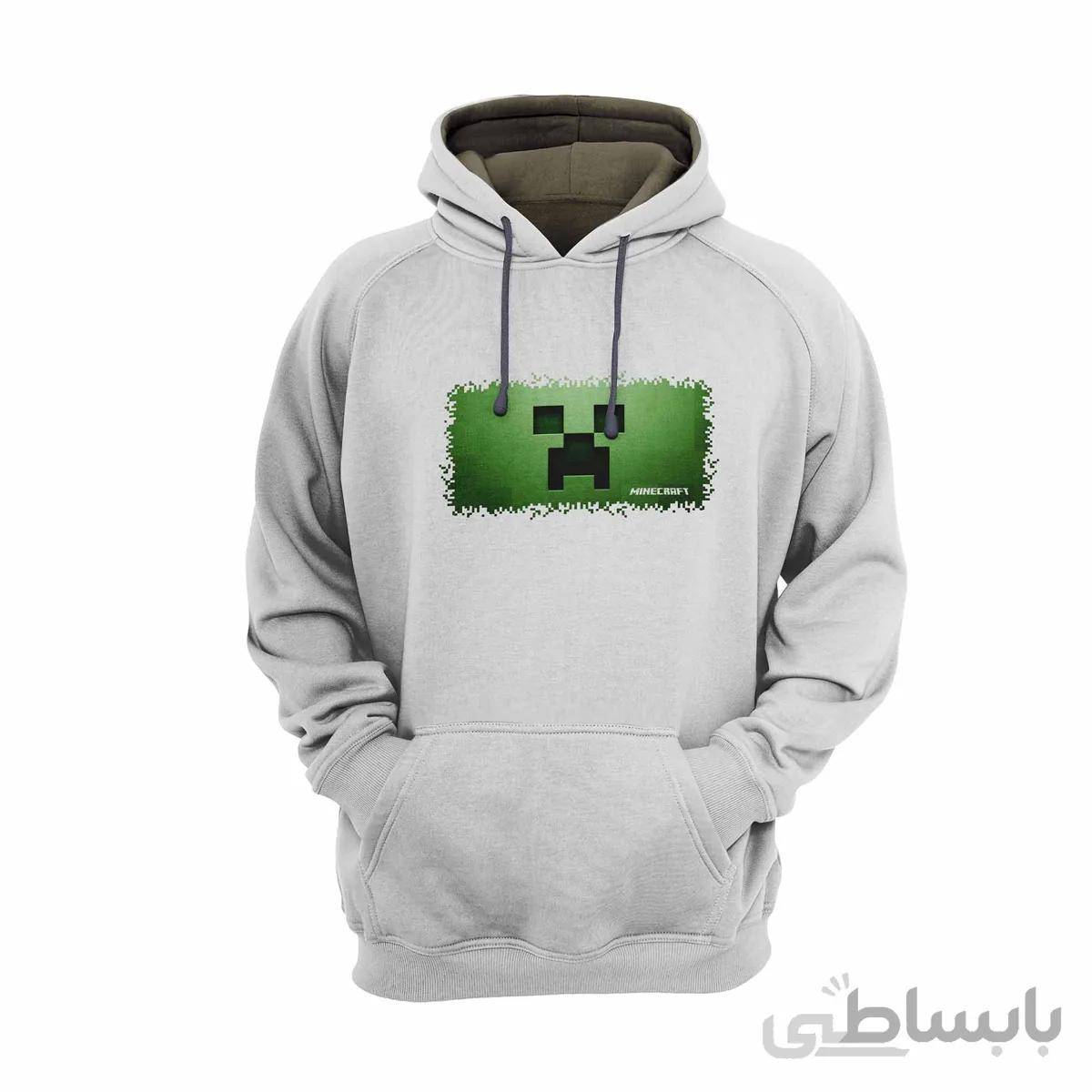 هودی سفید طرح بازی ماینکرافت Minecraft کد KCT10464 کد 285326