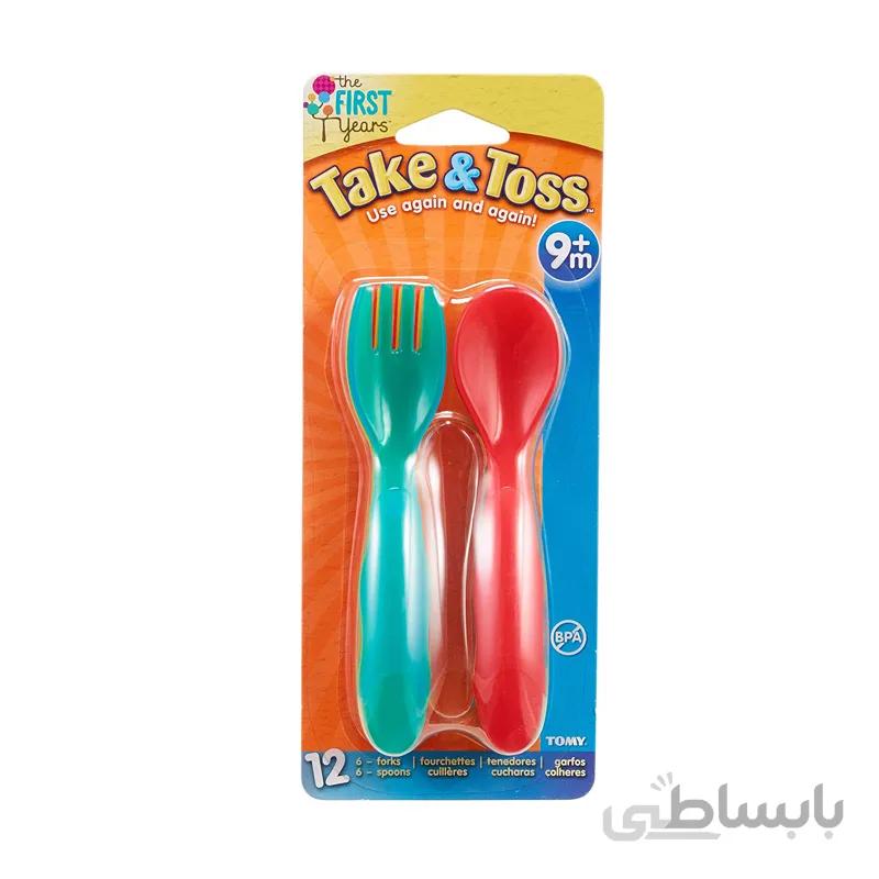 ست قاشق و چنگال 12 تایی فرست یرز First years