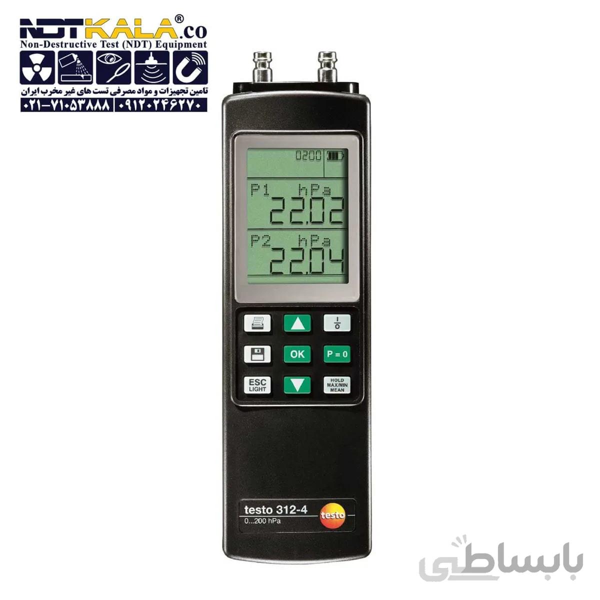 فشار سنج تفاضلی تستو testo 312