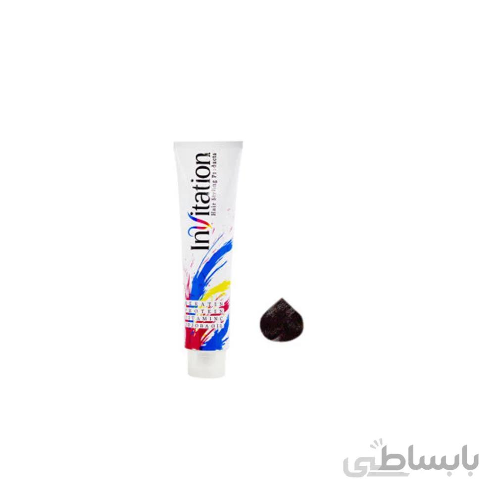 رنگ مو اینویتیشن شماره 5.20 حجم 120 میلی لیتر رنگ شرابی روشن