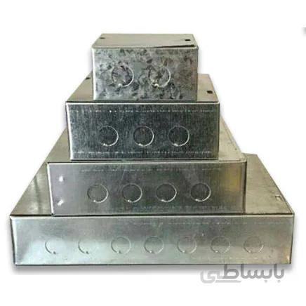 جعبه تقسیم گالوانیزه روکار رفیع ۱۵×۱۵