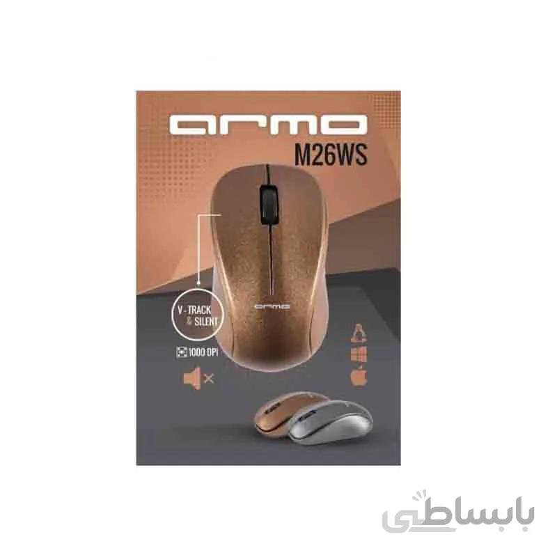 موس بی سیم Armo M26WS Silent ا Armo M26WS wireless Silent mouse