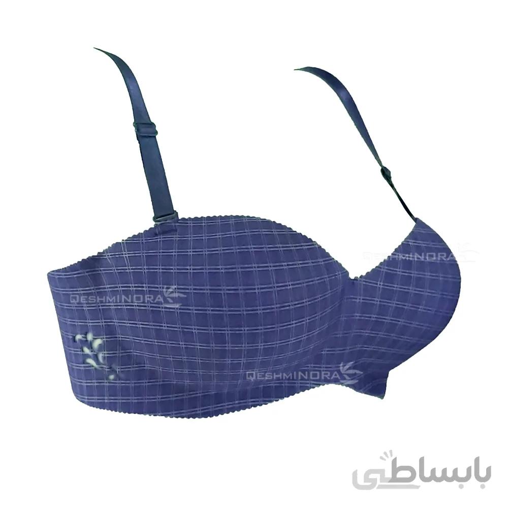 سوتین اسفنجی طرح چهارخانه کد 140001
