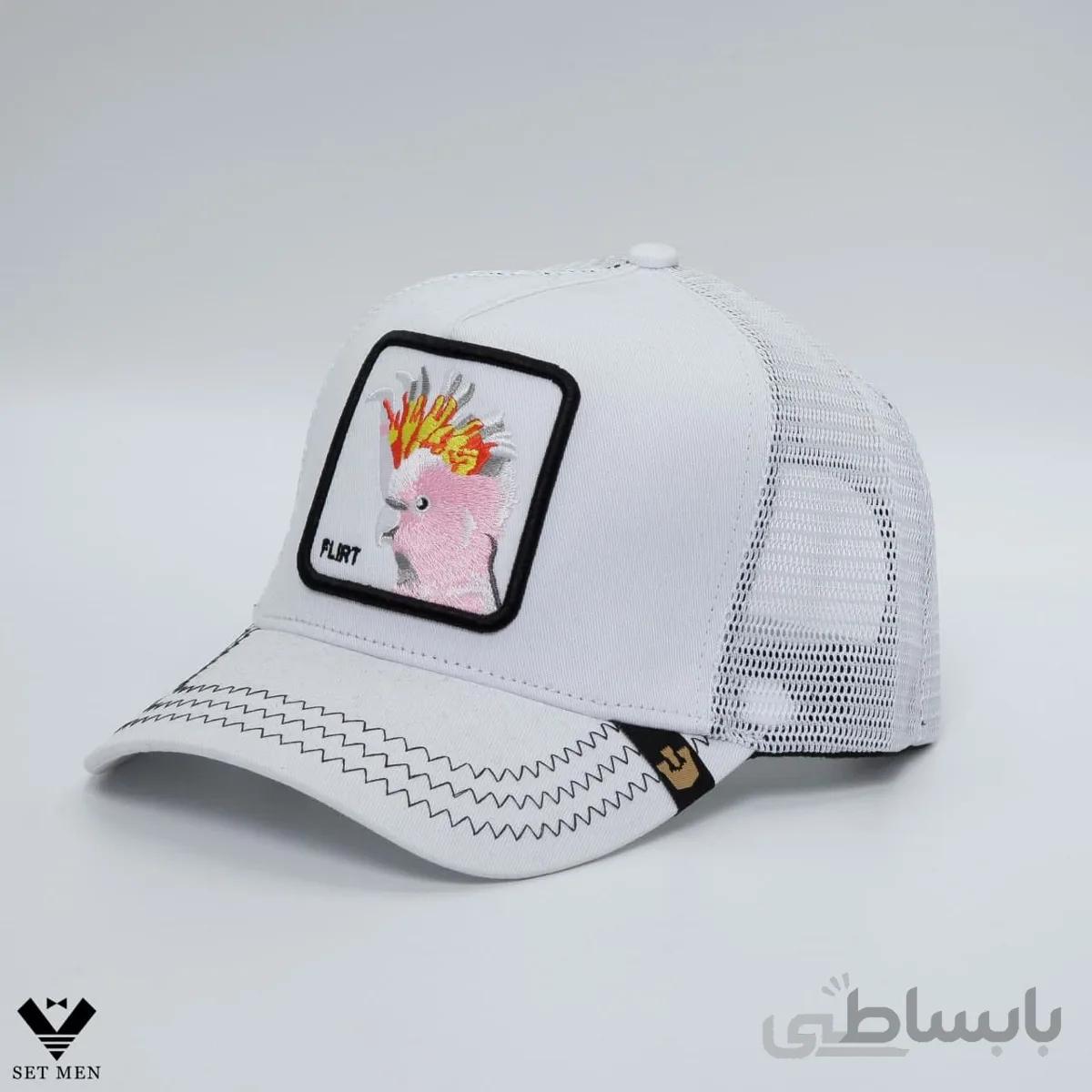 کلاه گورین نقاب دارطرح طوطی cap113