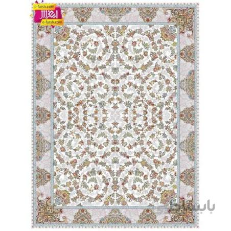 فرش ماشینی نگین مشهد طرح 722 کرم