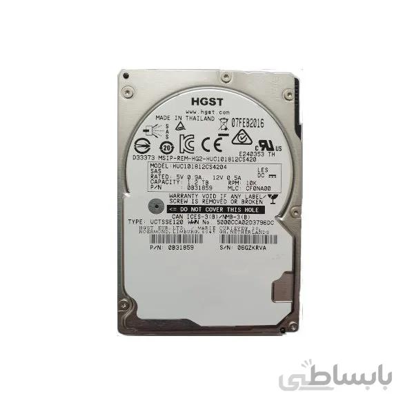 هارددیسک اینترنال اچ جی اس تی مدل HUC101812CS4204 ظرفیت 1.2 ترابایت