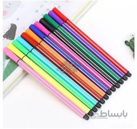 ماژیک رنگ آمیزی 12 رنگ طرح هویج
