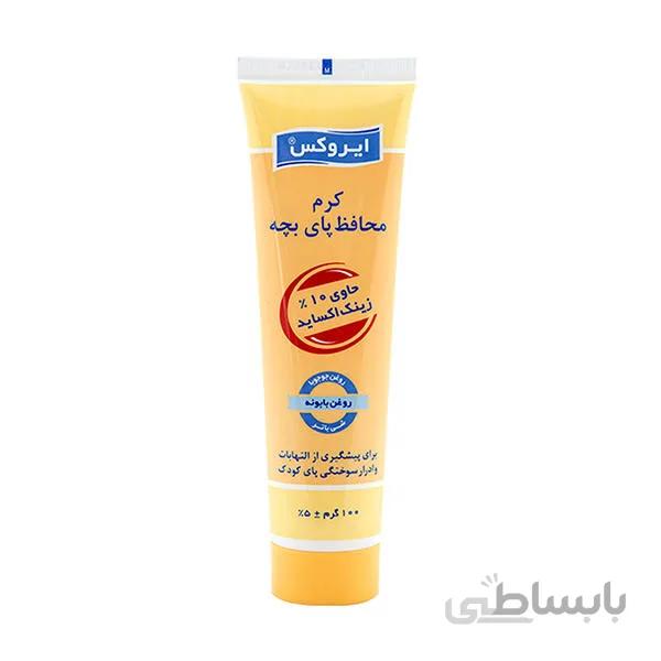 کرم محافظ پای بچه زرد ایروکس