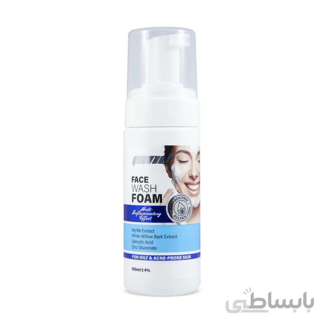 فوم شستشوی صورت مناسب پوست چرب و جوش دار کد WF03